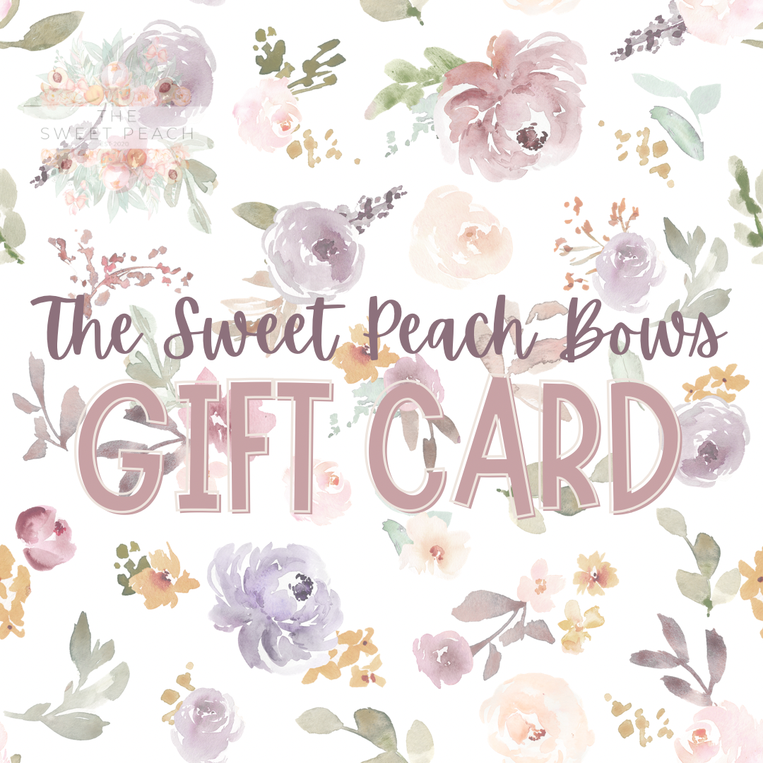 The Sweet Peach Bows Gift Card