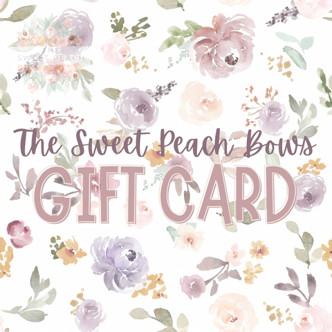 The Sweet Peach Bows Gift Card